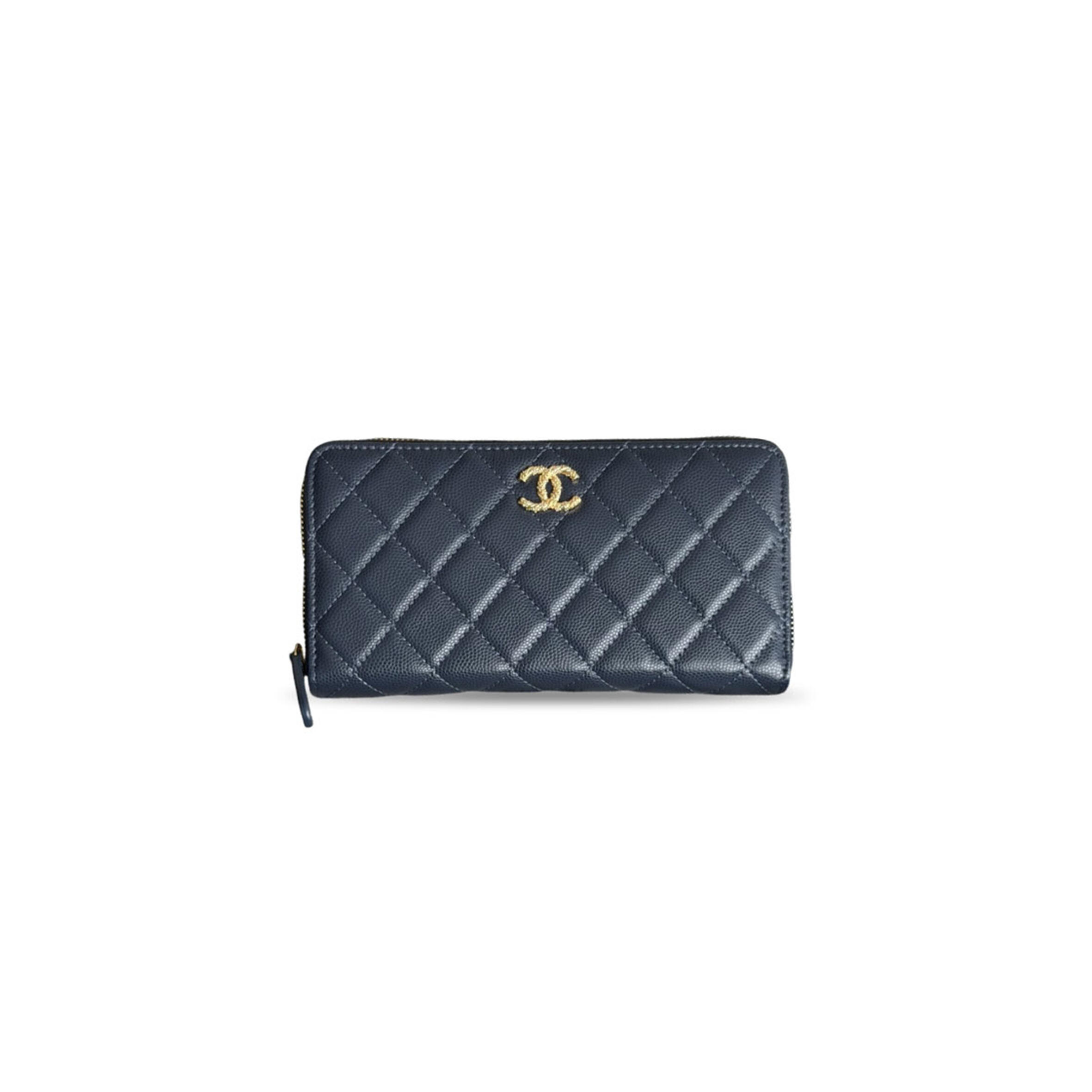 CHANEL CLASSIC LONG ZIPPED WALLET CAVIAR AP5077 (19*10*3cm) 